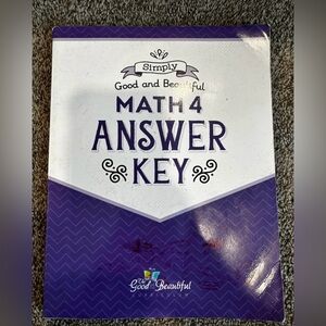 The good and the beautiful Math 4 Answer Key
